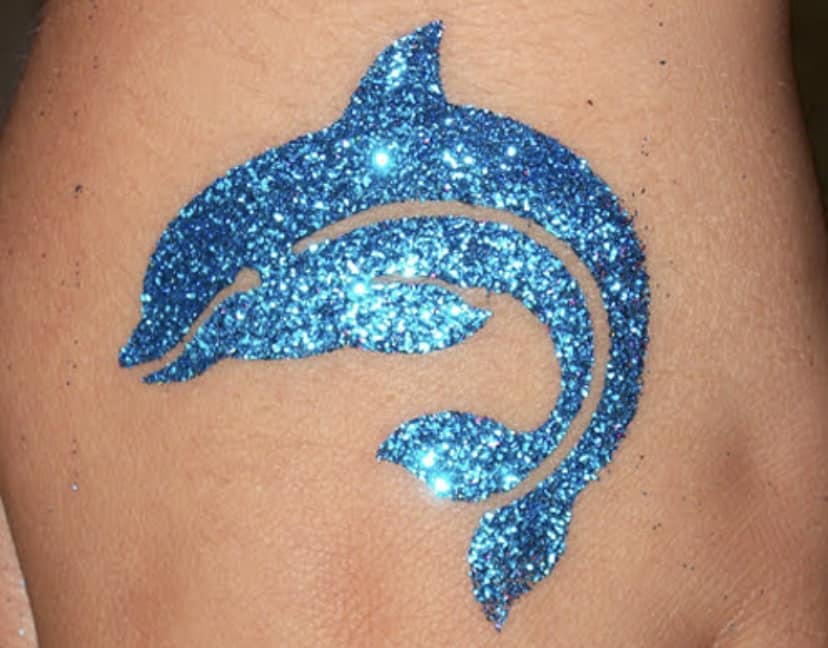 glitter dolphin