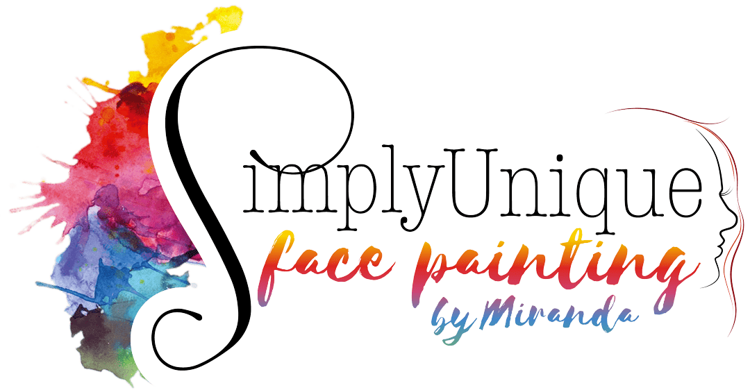 simply unique face painting logo color
